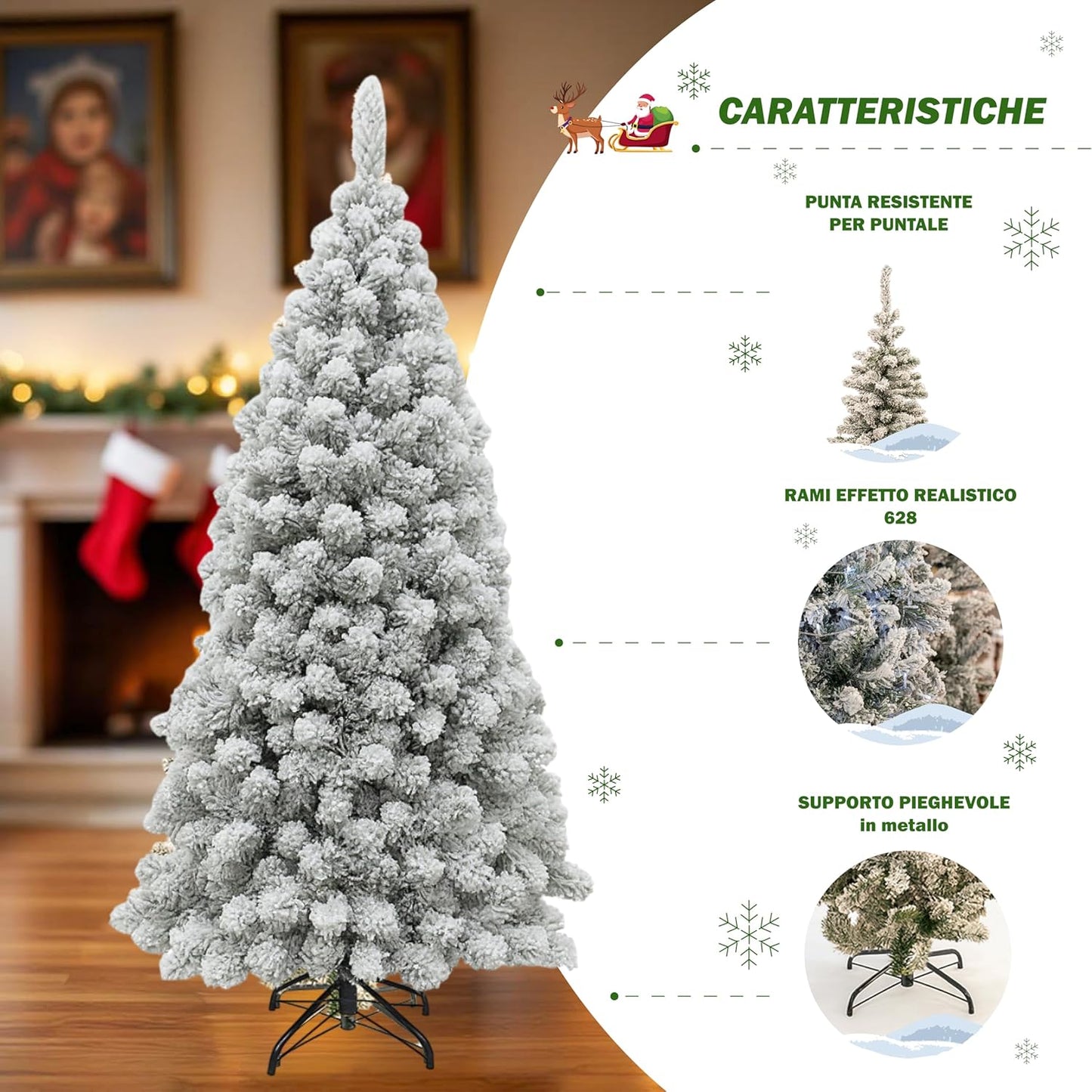 Albero di Natale 180 cm