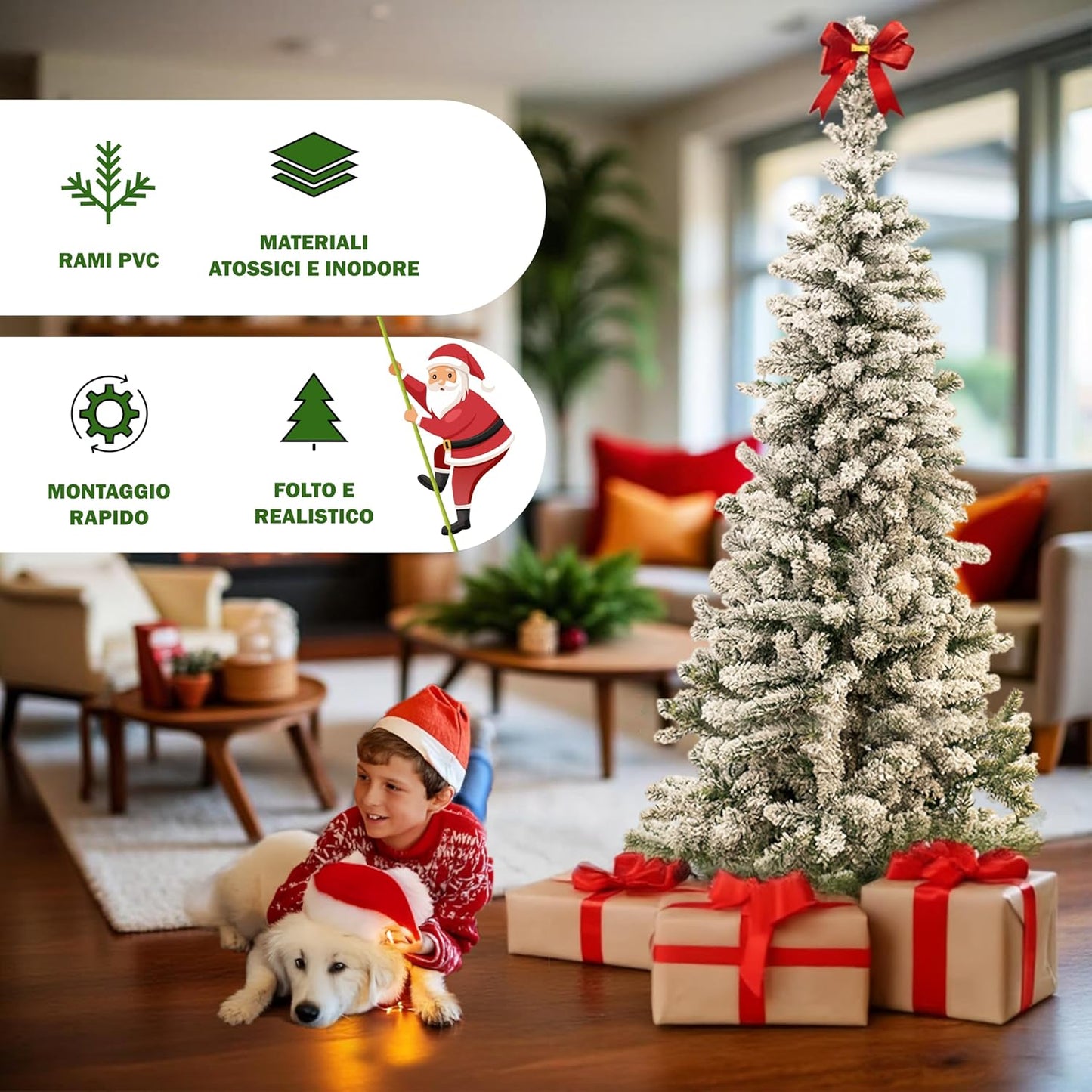 Albero di Natale 180 cm
