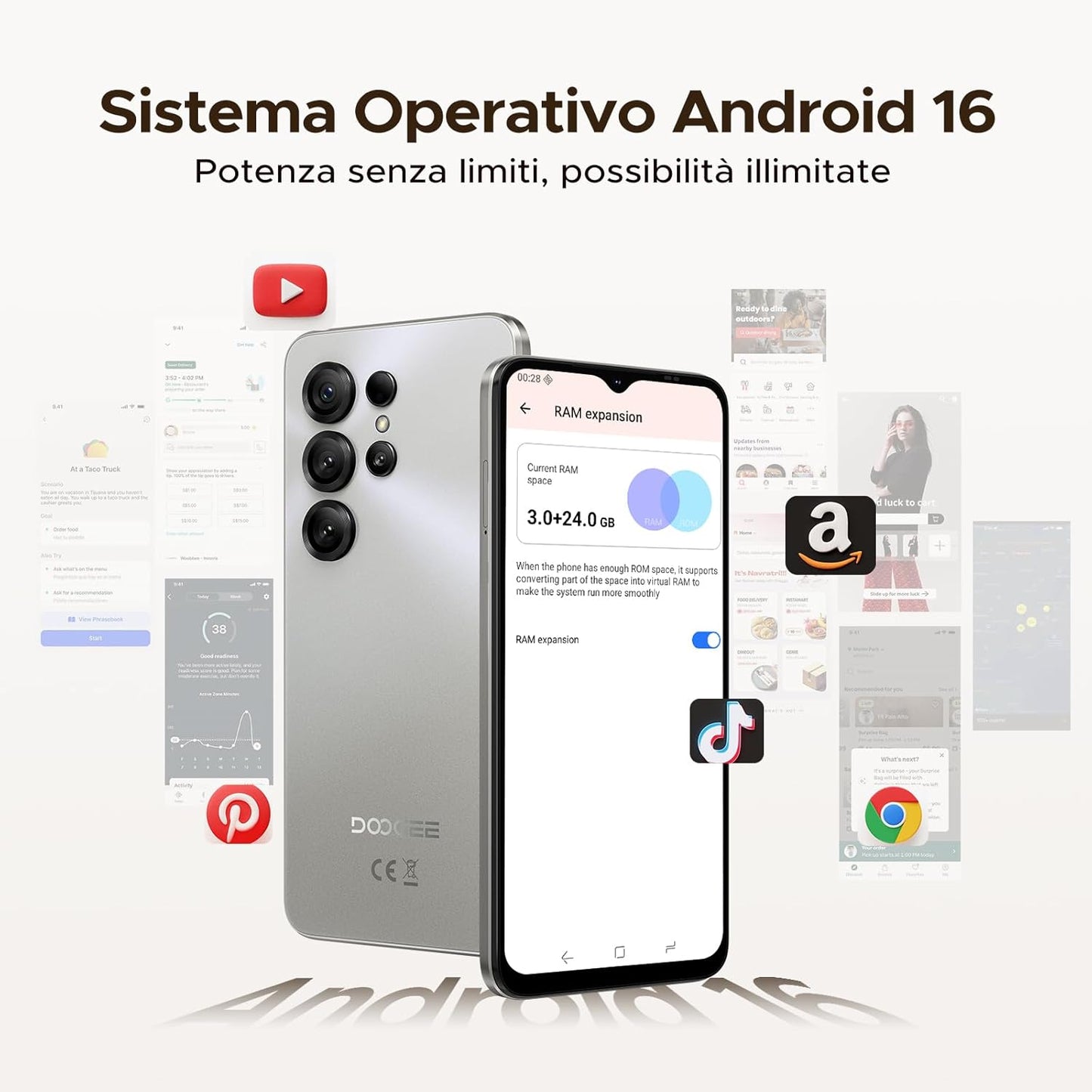Smartphone Android 16 DOOGEE